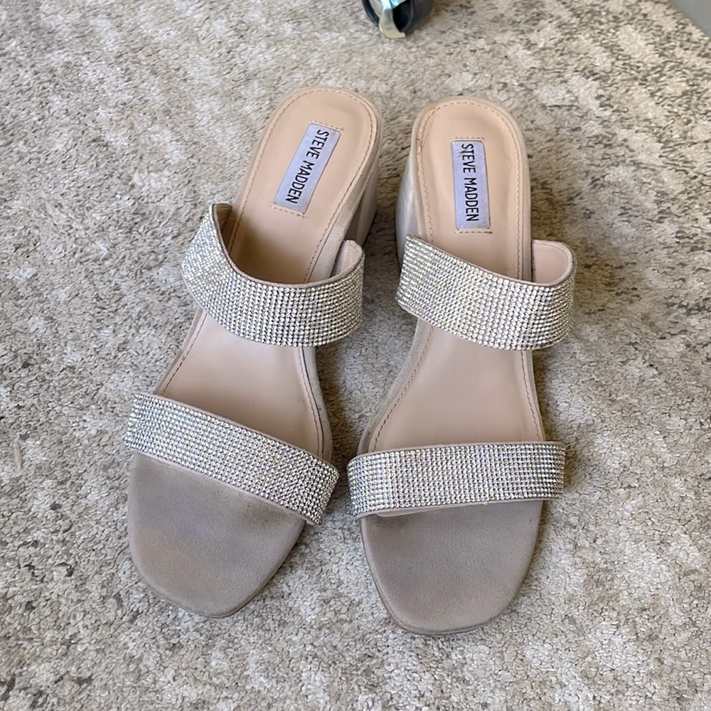 Steven Madden Rhinestone heels